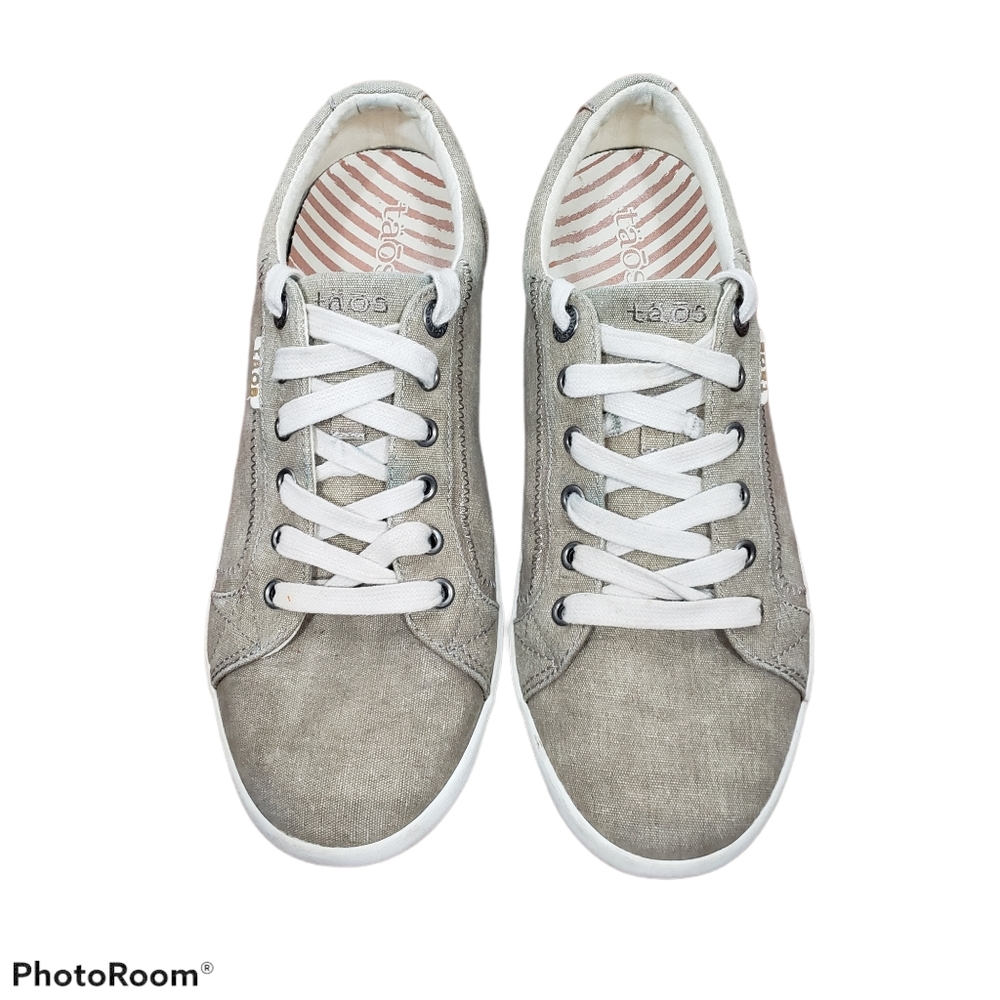 Taos Khaki/Tan "Star" Canvas Sneakers Sz 11